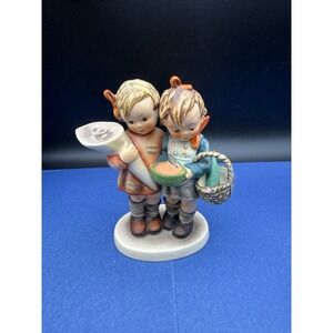 Hummel Goebel Going to Grandma's Figurine #52/0 TMK-3 Girls with Goodies Germany